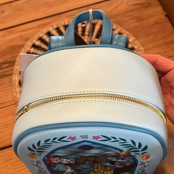 Loungefly Blue and Multicolor Little Mermaid Backpack - Picture 2 of 7